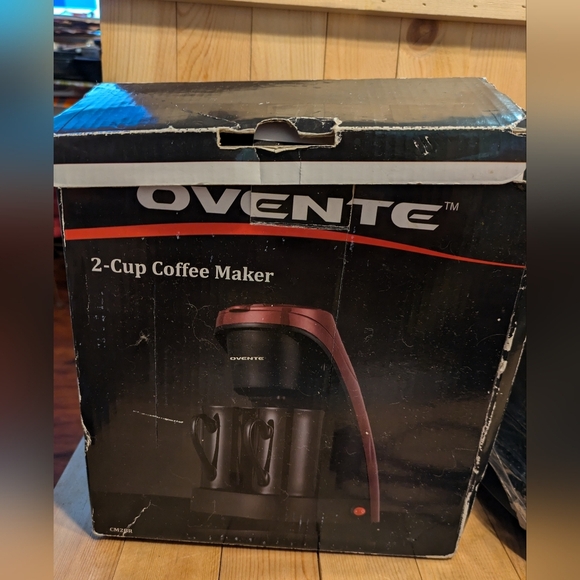 Black Coffee Maker with Cups - Picture 2 of 7